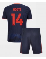 Nottingham Forest Dan Ndoye #14 Tredjedraktsett Barn 2025-26 Korte ermer (+ bukser)